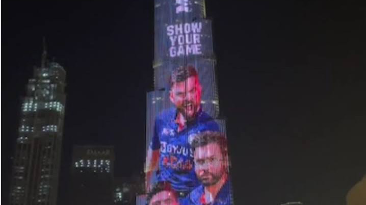The 'Billion Cheers Jersey' lit up Burj Khalifa as UAE extended its support to Indian cricket.