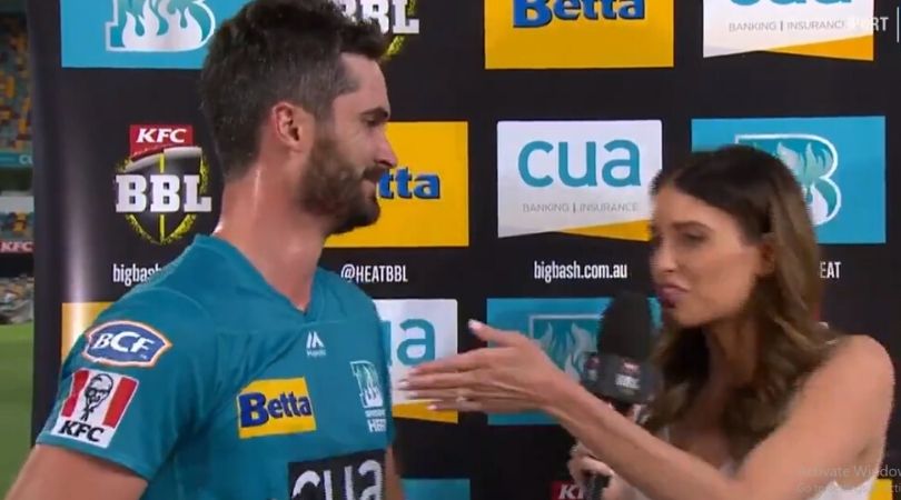 WATCH- Ben Cutting's Hilarious Conversation With His Wife Erin Holland After Leading Heat To Win vs Hurricanes: On Thursday, Brisbane Heat defeated Hobart Hurricanes by 7 wickets at The Gabba, Brisbane.