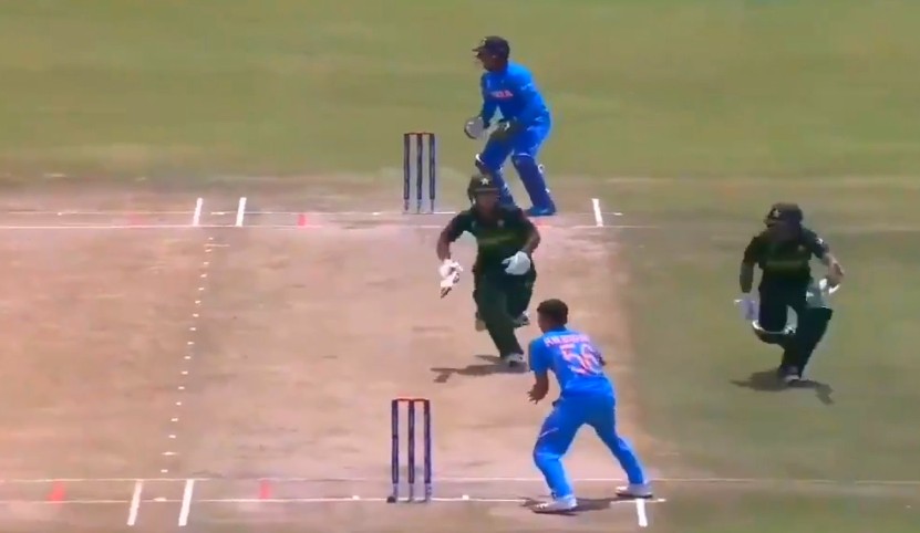 India vs Pakistan: U19 Pak Batsmen Involved Funny Run Out In Semi-final