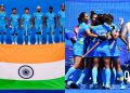 India men and women's hockey teams at the Olympics (AFP Photo)