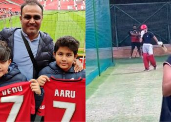 Virender Sehwag's son Aaryavir makes it to Delhi U16 team.