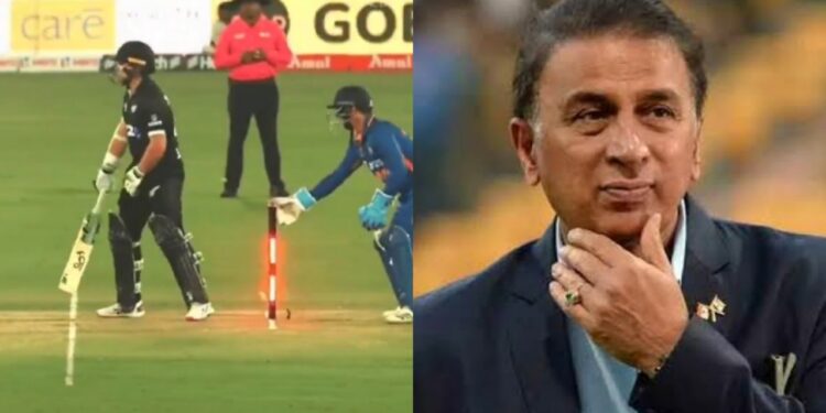 Sunil Gavaskar slams Ishan Kishan for jokingly try to claim hit-wicket.