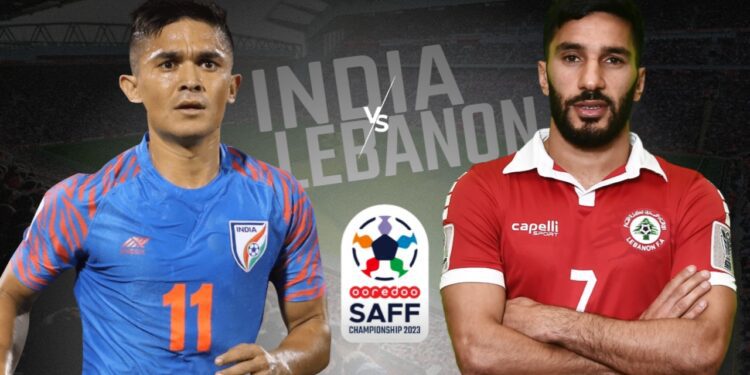 India vs Lebanon football live telecast in India.