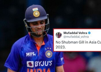 Is Shubman Gill dropped