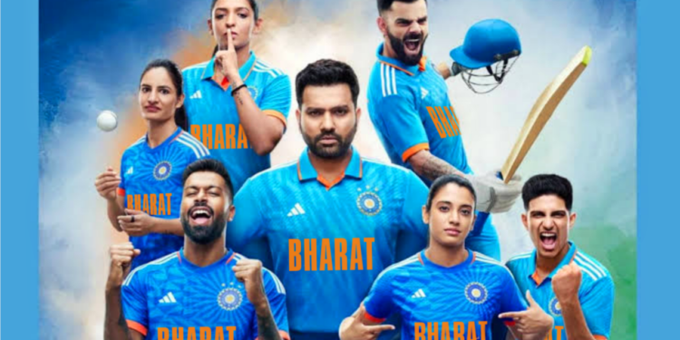 Indian Cricket Team renamed as Bharat Cricket Team