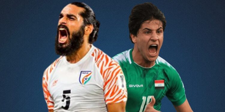 India vs Iraq football live telecast channel