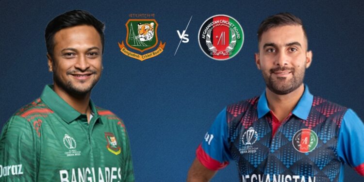 Bangladesh vs Afghanistan world cup 2023