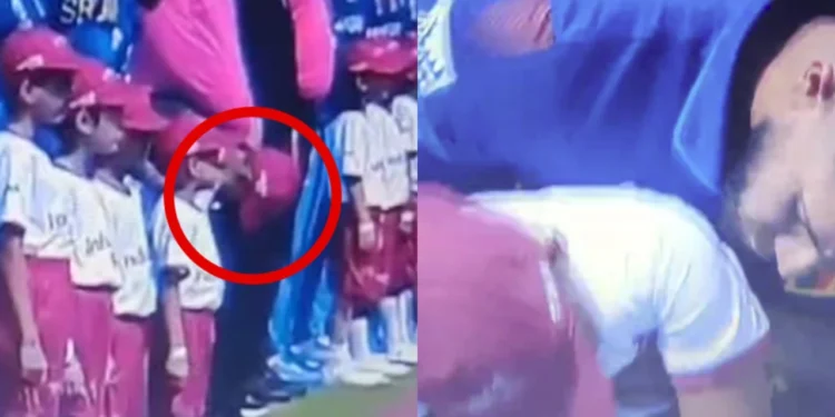 Mascot kid fainted during SL vs AFG, CWC match