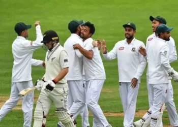 An Image from BAN vs NZ Test Series