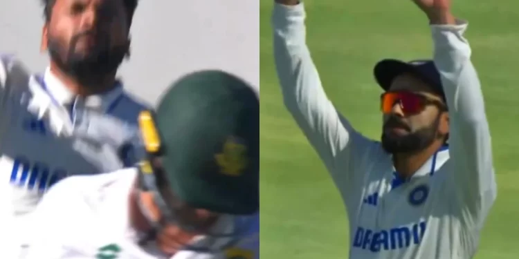 Virat Kohli's reaction on Dean Elgar's wicket