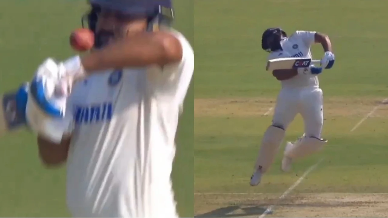 WATCH: Rohit Sharma Struck by Mark Wood's Nasty Bouncer during IND vs ENG 3rd Test at Rajkot