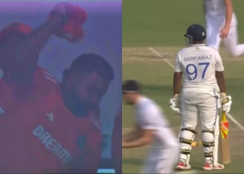 Rohit Sharma's reaction on Sarfaraz Khan's Wicket